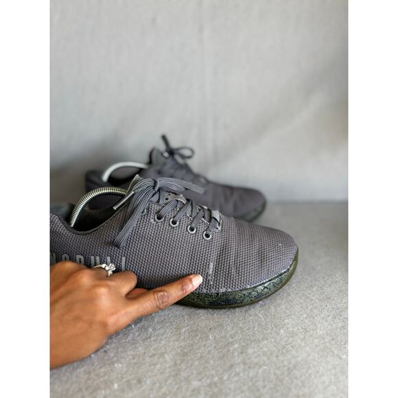 NOBULL Grey Superfabric Trainer CrossFit Shoes Men's Size 10 Women’s 11.5 - Picture 4 of 10